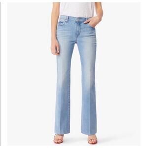 Habitual Tess High Rise Flare  Jeans Stretch Flare Raw Hem Women's 25 New